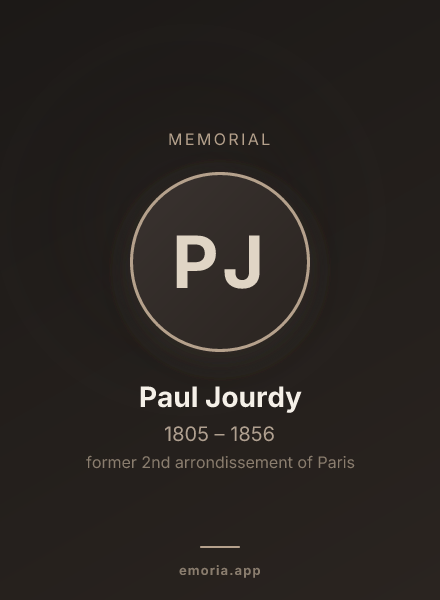 Memorial portrait of Paul Jourdy