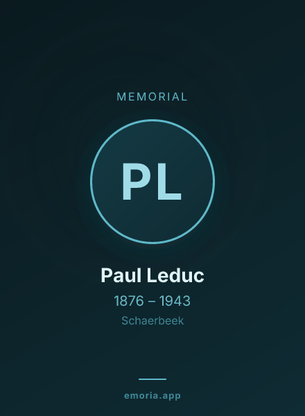 Memorial portrait of Paul Leduc