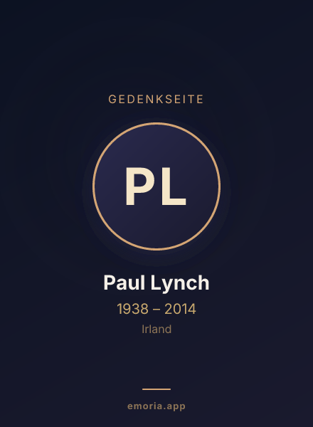 Gedenkportrait von Paul Lynch