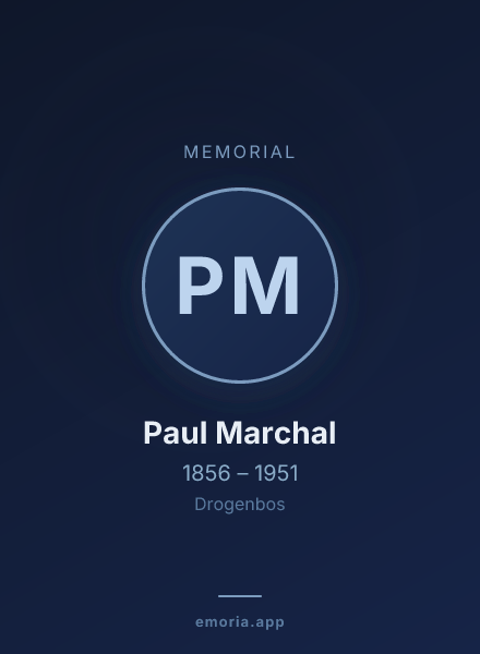 Memorial portrait of Paul Marchal