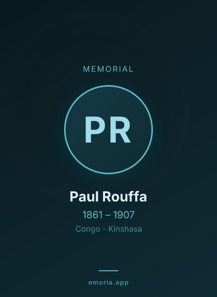 Memorial portrait of Paul Rouffa