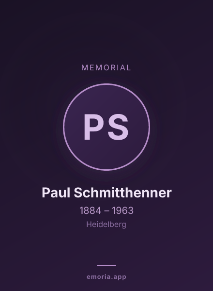 Memorial portrait of Paul Schmitthenner
