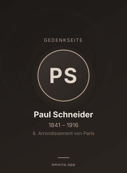 Gedenkportrait von Paul Schneider