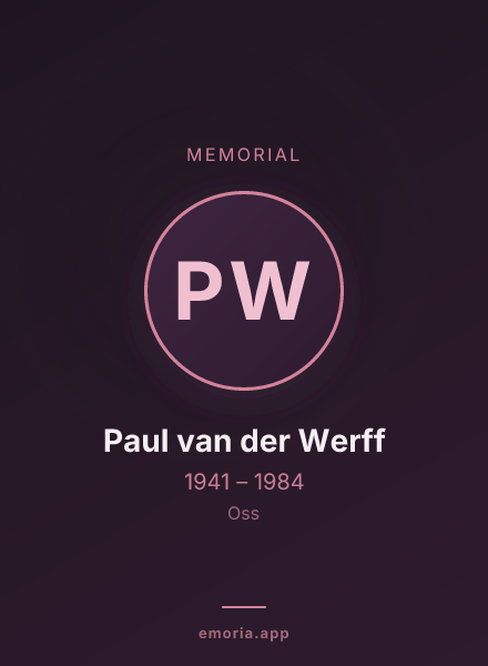 Memorial portrait of Paul van der Werff