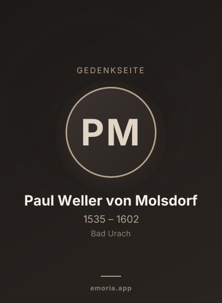 Gedenkportrait von Paul Weller von Molsdorf