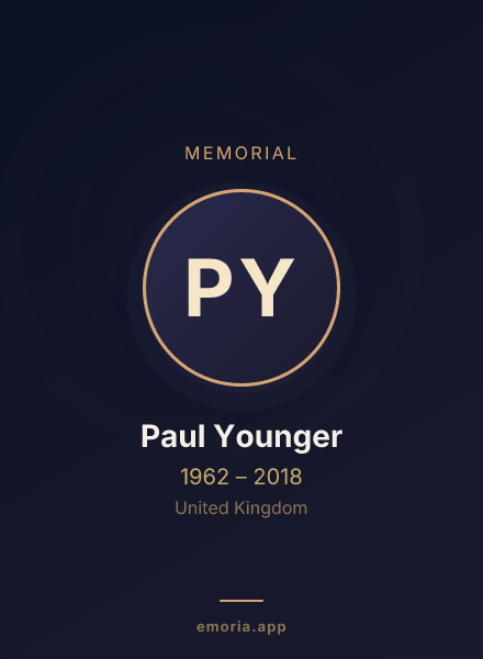 Memorial portrait of Paul Younger