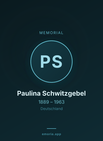 Memorial portrait of Paulina Schwitzgebel