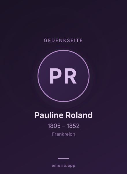 Gedenkportrait von Pauline Roland