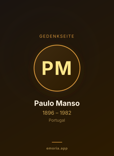 Gedenkportrait von Paulo Manso