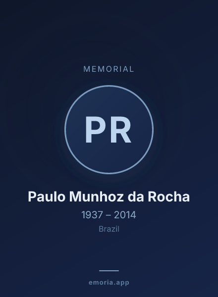 Memorial portrait of Paulo Munhoz da Rocha