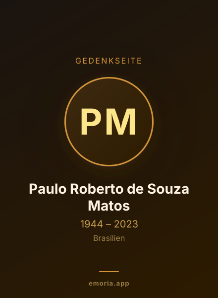 Gedenkportrait von Paulo Roberto de Souza Matos