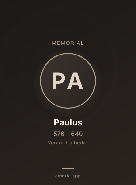 Memorial portrait of Paulus
