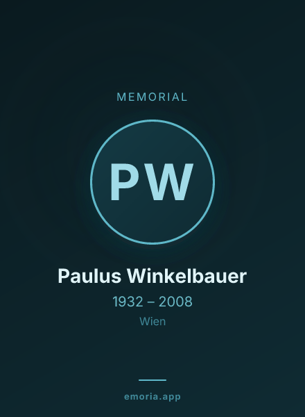 Memorial portrait of Paulus Winkelbauer