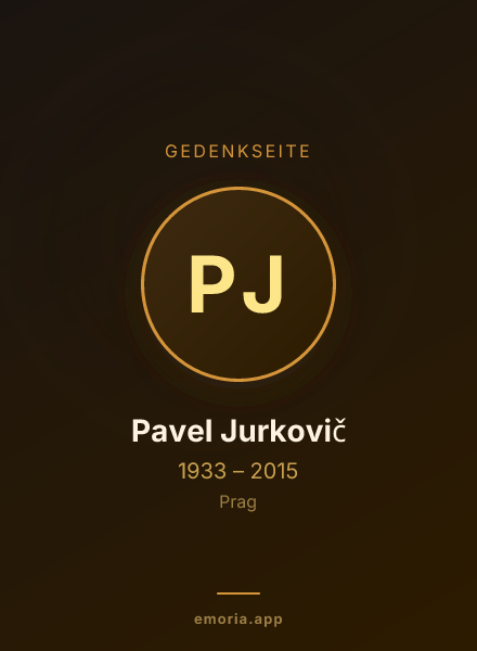 Gedenkportrait von Pavel Jurkovič