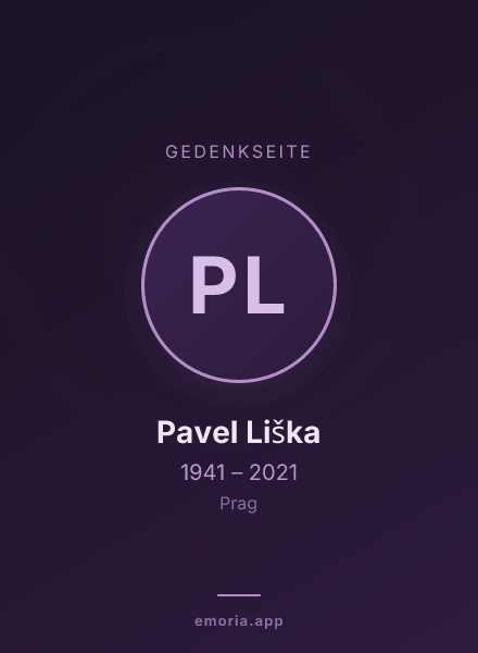 Gedenkportrait von Pavel Liška