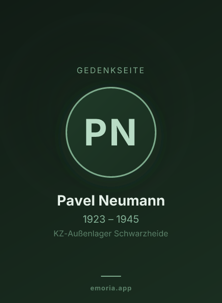 Gedenkportrait von Pavel Neumann