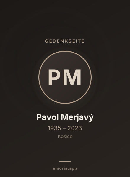 Gedenkportrait von Pavol Merjavý