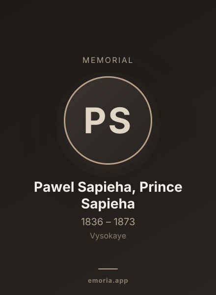 Memorial portrait of Pawel Sapieha, Prince Sapieha