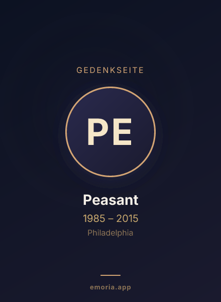 Gedenkportrait von Peasant
