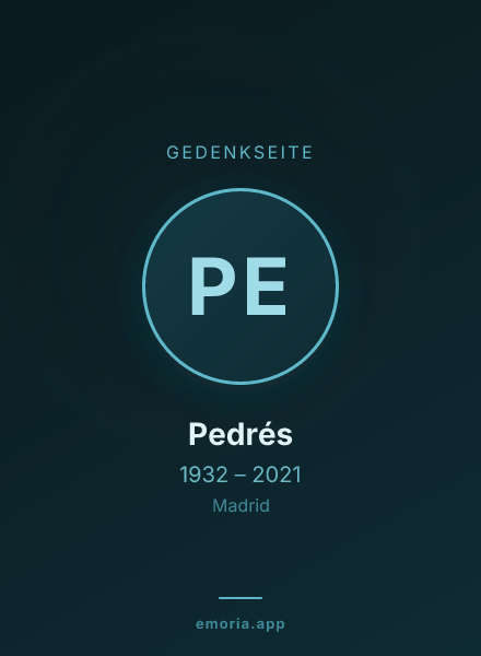 Gedenkportrait von Pedrés