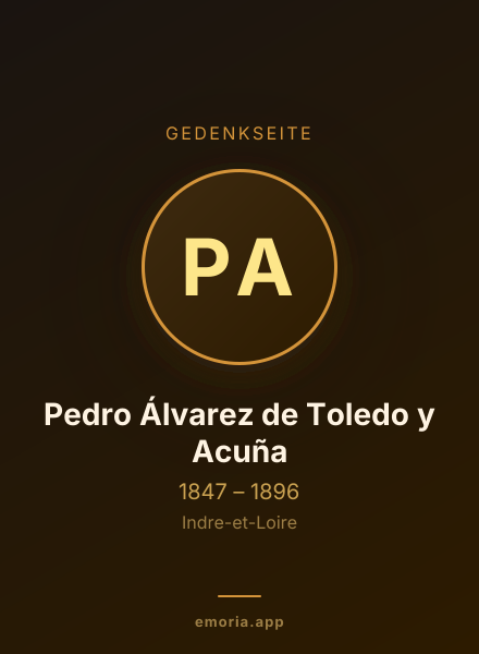 Gedenkportrait von Pedro Álvarez de Toledo y Acuña