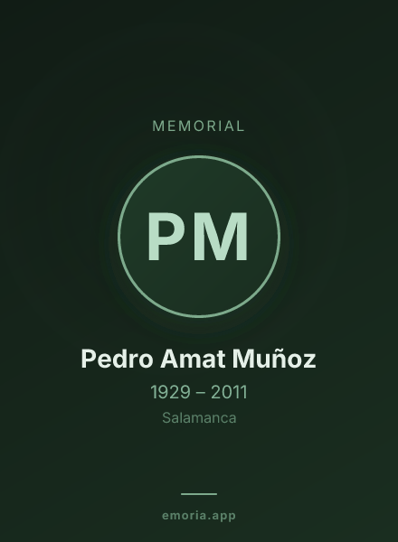 Memorial portrait of Pedro Amat Muñoz