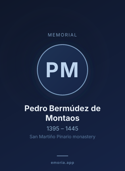 Memorial portrait of Pedro Bermúdez de Montaos
