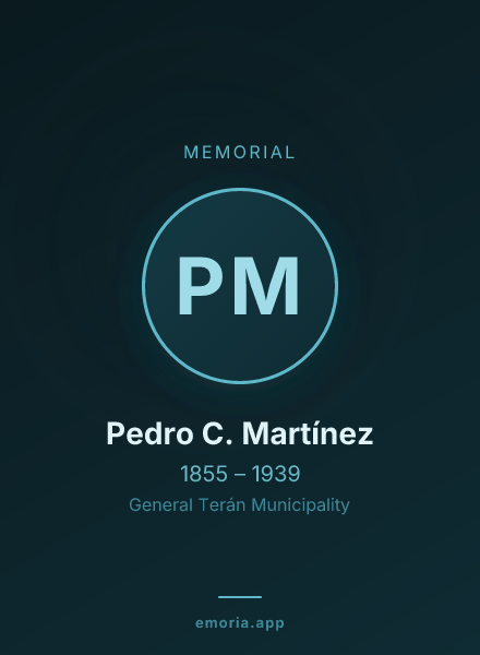Memorial portrait of Pedro C. Martínez