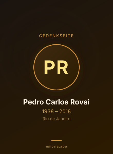Gedenkportrait von Pedro Carlos Rovai