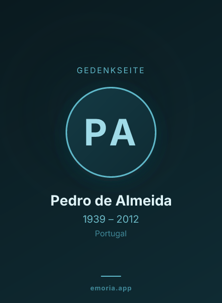 Gedenkportrait von Pedro de Almeida