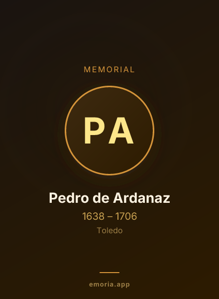 Memorial portrait of Pedro de Ardanaz