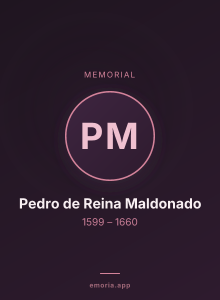 Memorial portrait of Pedro de Reina Maldonado