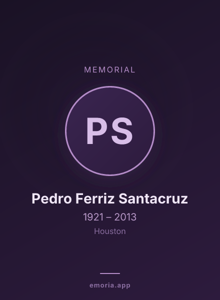 Memorial portrait of Pedro Ferriz Santacruz