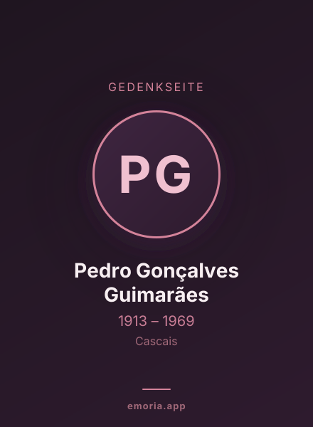 Gedenkportrait von Pedro Gonçalves Guimarães
