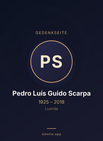 Gedenkportrait von Pedro Luís Guido Scarpa