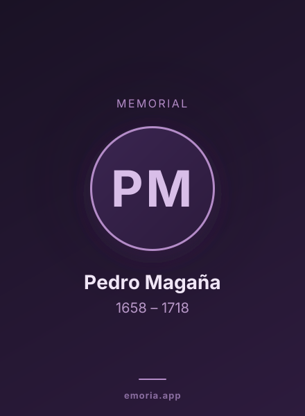 Memorial portrait of Pedro Magaña