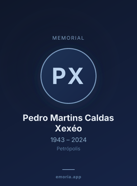 Memorial portrait of Pedro Martins Caldas Xexéo