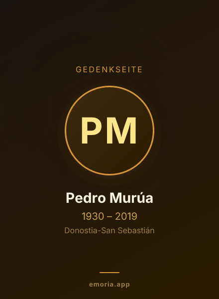 Gedenkportrait von Pedro Murúa