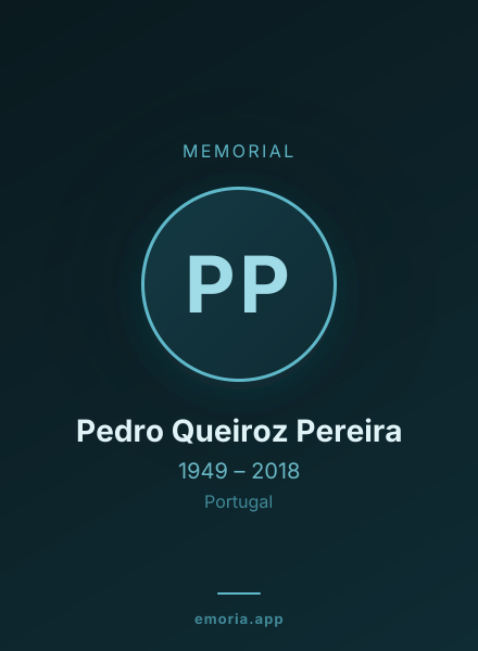 Memorial portrait of Pedro Queiroz Pereira