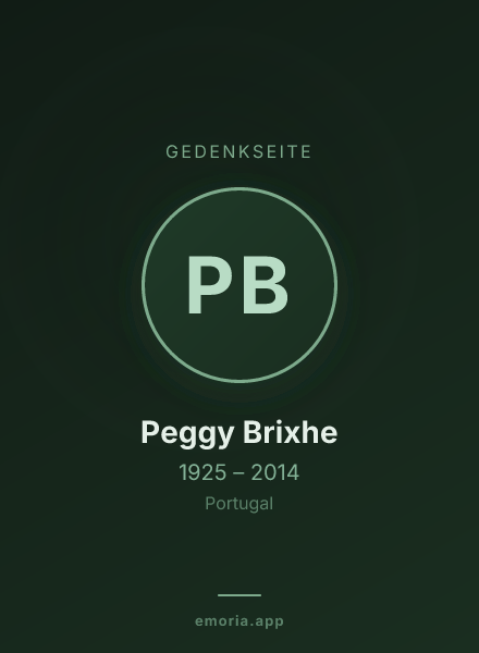 Gedenkportrait von Peggy Brixhe