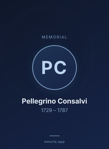 Memorial portrait of Pellegrino Consalvi