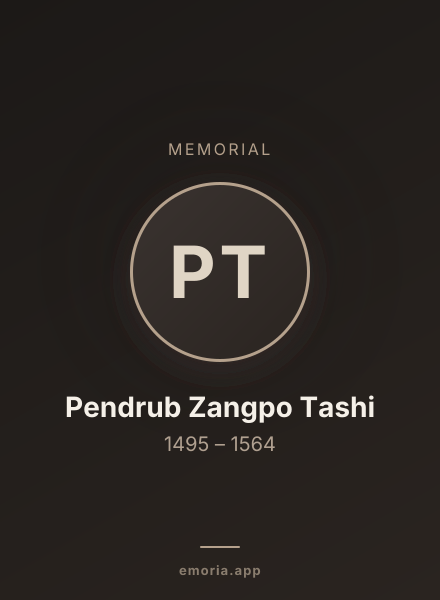Memorial portrait of Pendrub Zangpo Tashi