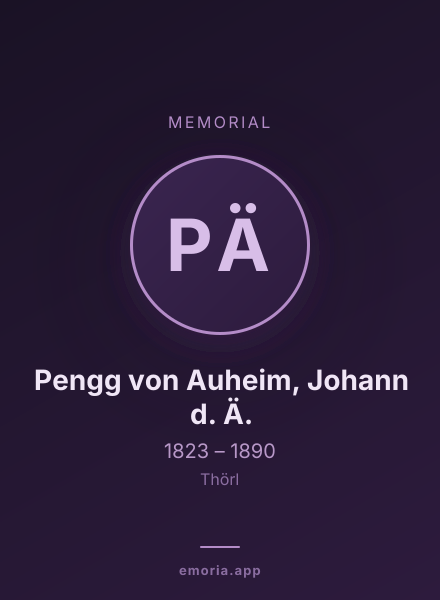Memorial portrait of Pengg von Auheim, Johann d. Ä.