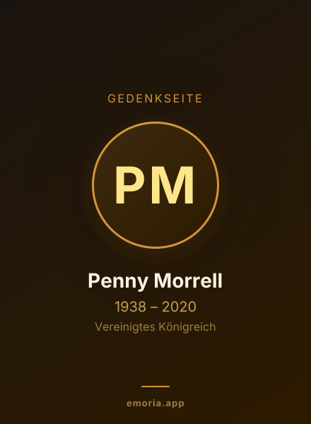 Gedenkportrait von Penny Morrell