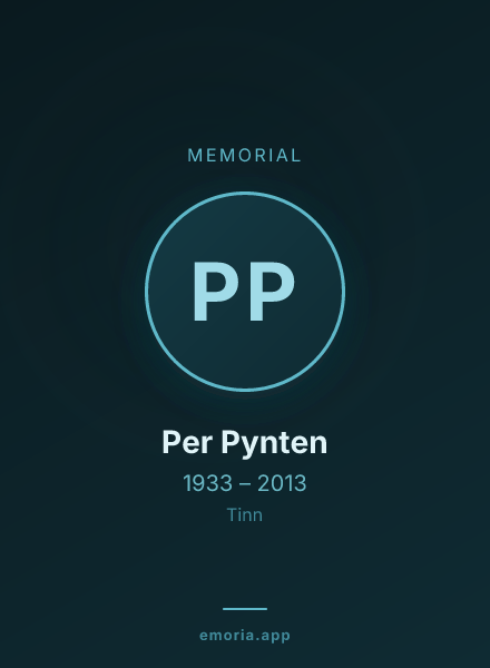 Memorial portrait of Per Pynten