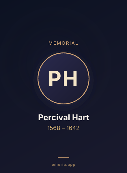 Memorial portrait of Percival Hart