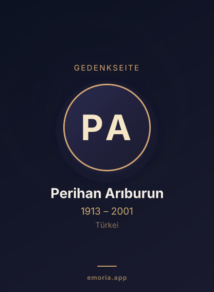Gedenkportrait von Perihan Arıburun