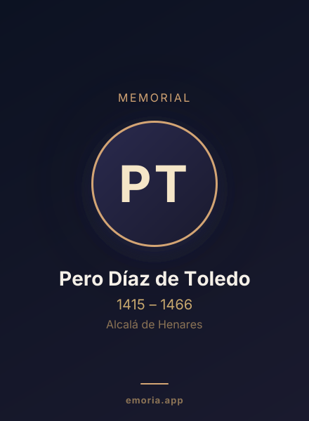 Memorial portrait of Pero Díaz de Toledo
