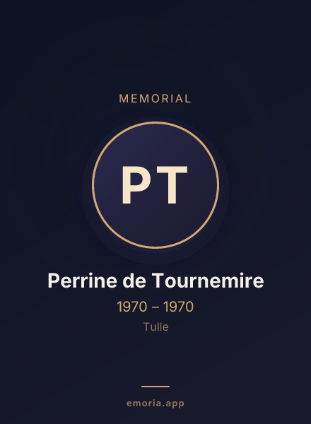 Memorial portrait of Perrine de Tournemire