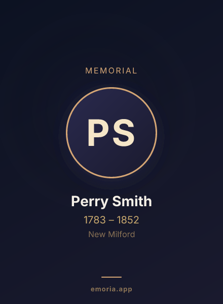 Memorial portrait of Perry Smith